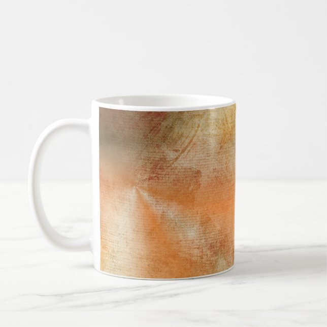 Papper bakgrund för fallande vibrerande bakgrund kaffemugg (Vänster)