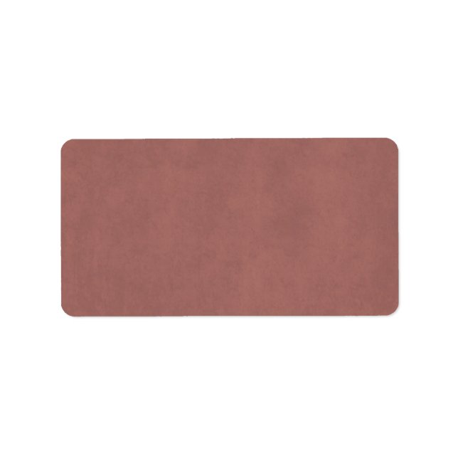 Papper bakgrund för vintage Dusty Mörk Ro Parchmen Adressetikett (Framsidan)