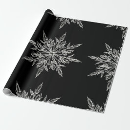 PAPPER BEAUTIFUL CRYSTAL SNOWFLAKE WRAPPPING PRESENTPAPPER