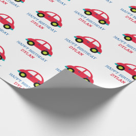 Papper bilskrapning (Personlig vid födelsedagstid) Presentpapper