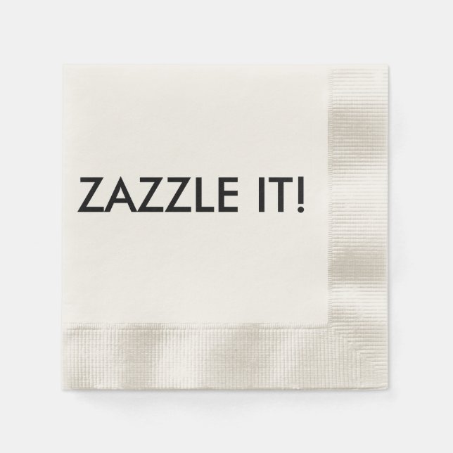 Papper blanktmall för blanktecken för Personlig av Pappersservett (Framsidan)