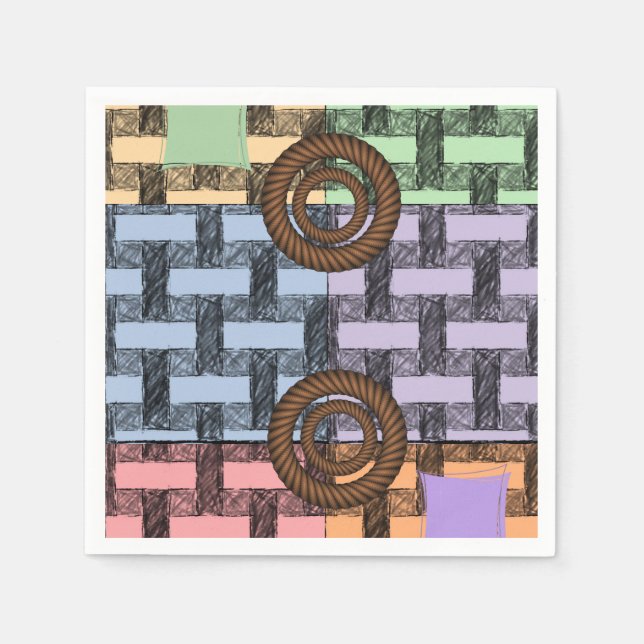 Papper blöjcirkulation pappersservett (Framsidan)