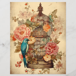 Papper blommigt Elegance Scrapbook