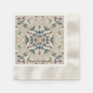 papper Blommigt för anpassning/Renaissance Pappersservett