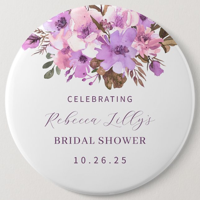 Papper Blommigt för elegant Knapp (Framsida)