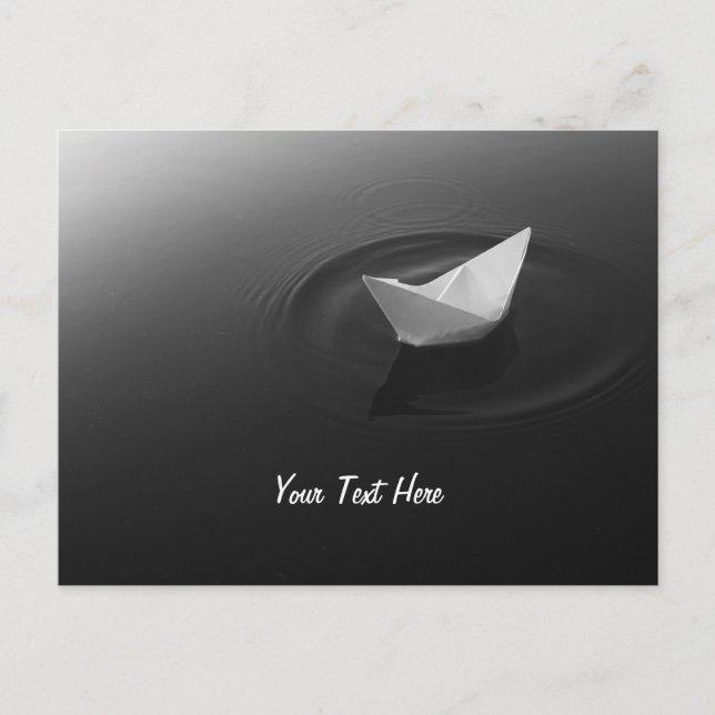 Papper Boat Odyssey Vykort (Framsida)