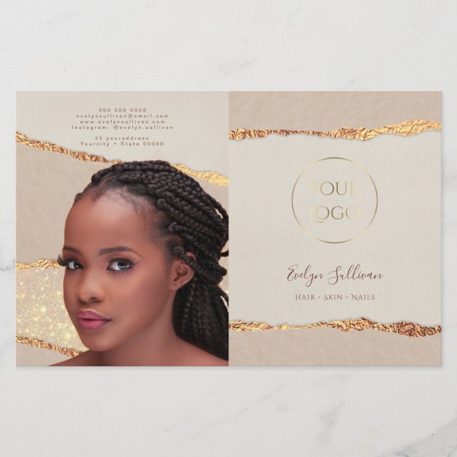 Papper broschyr över skrumppade  band (Framsida)