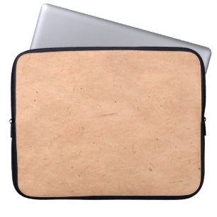 Papper brun rosa handgjord laptop fodral
