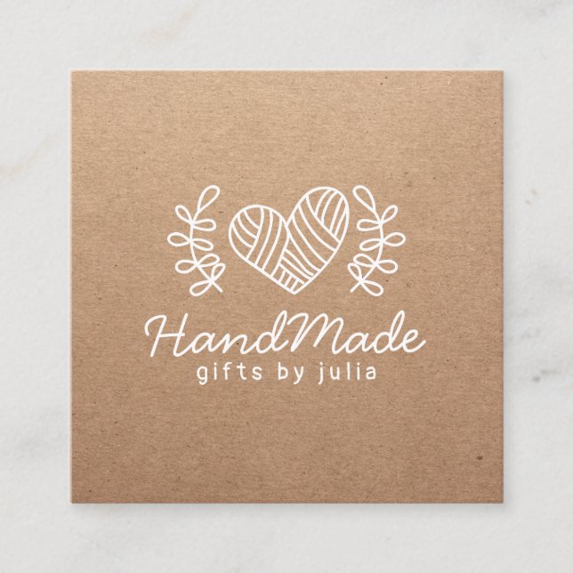 Papper brunkraftskorpa, handgjorda hantverksarbete (Framsida)