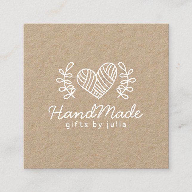 Papper brunkraftskorpa, handgjorda hantverksarbete (Framsida)