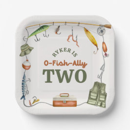 Papper burk för o-Fish-Ally Birthday