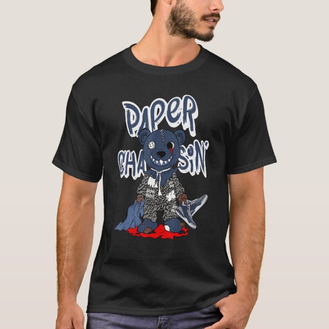 Papper chasin' Retro 3s-matchning T Shirt (Framsida)