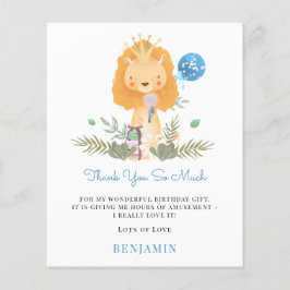 PAPPER | Cute Lejona Småbarn Blue Tack Flygblad