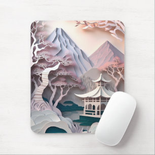 Papper Cutout Pavilion Ligcape Mousepad Musmatta
