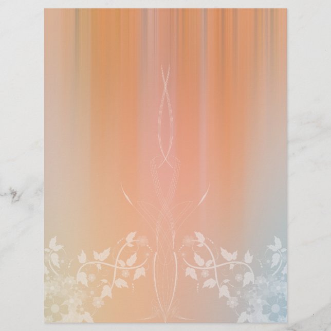 Papper design för romsk Blommigt (Framsida)