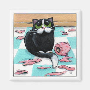Papper dokumentförstörare - kattmagnet magnet