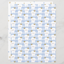 Papper Dubbla för första utskrapning av tand