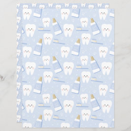 Papper Dubbla för första utskrapning av tand