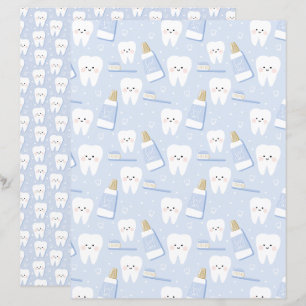 Papper Dubbla för första utskrapning av tand