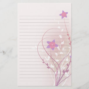 papper elegant för mjuk rosa med söt