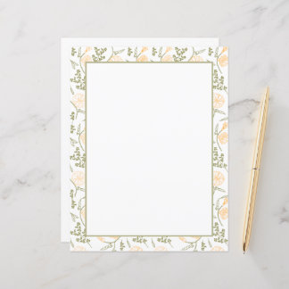 Papper elegant för plannerplatshållare för Blommig