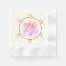 Papper elegant och färgstark judisk stjärna