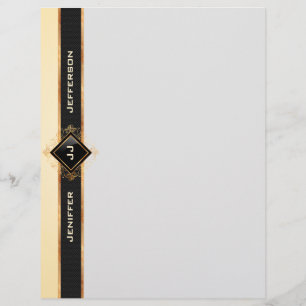 Papper elegant vintage Stationery