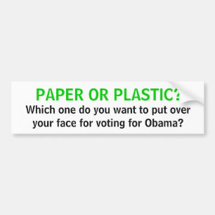 PAPPER ELLER PLAST-? , Vilket dig önskar att Bildekal