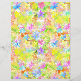 Papper färglös Blommigt Craft