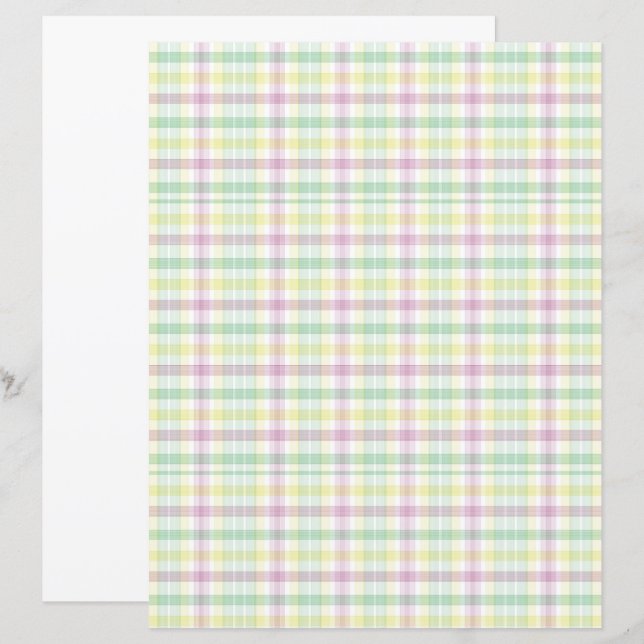 Papper färglös dansk pastellskrapbok (Fram/baksida)