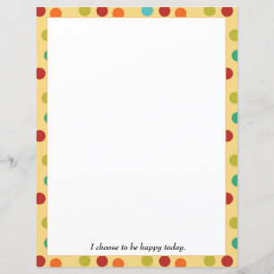 Papper färglös Polka dots Stationery