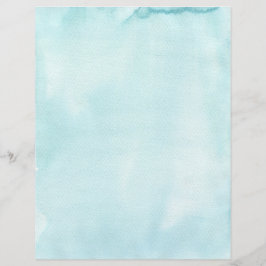 Papper färgsfärg för Aqua Blue Watercolor