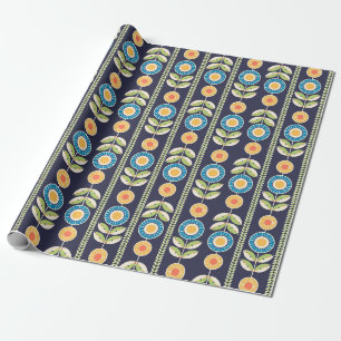 Papper färgstark dekorativ insvällning presentpapper