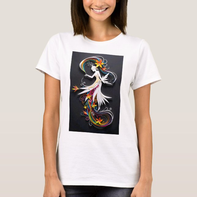Papper Fashionista T Shirt (Framsida)