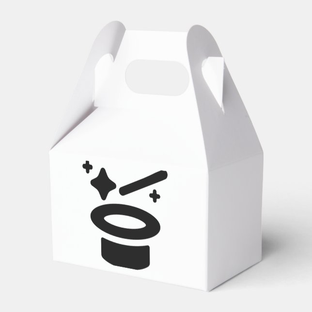 Papper favoritruta för Magic Show Presentaskar (Baksidan Sidan)