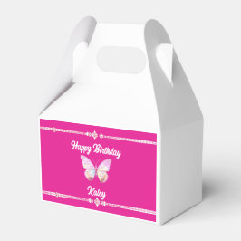 Papper favoritruta för personlig judisk fjäril presentaskar