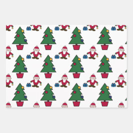 Papper figursättning för framtida Helgdag