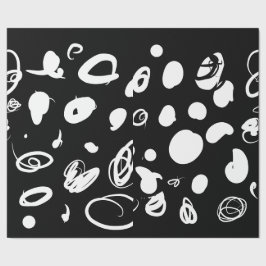 Papper figursättning för grafikfläckar presentpapper