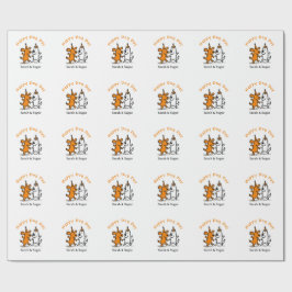 Papper figursättning för Hund-dagen i lycklig - Ut Presentpapper