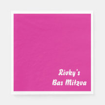 Papper flicka party Napkin