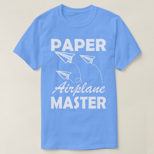 Papper flygplansbefälhavare w t shirt (Design framsida)