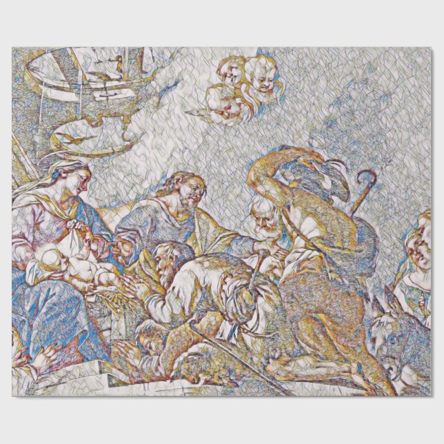 Papper för aktivitetssvällning presentpapper (Platt)