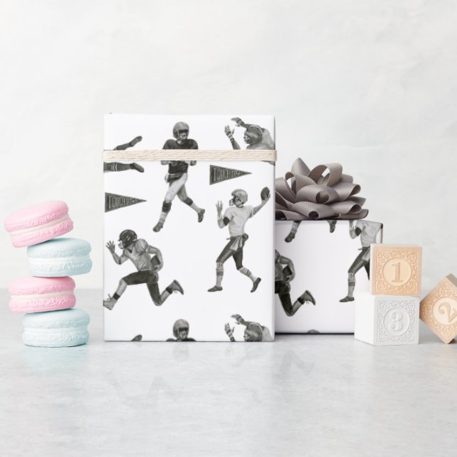 Papper för amerikansk fotboll presentpapper (Baby Shower)