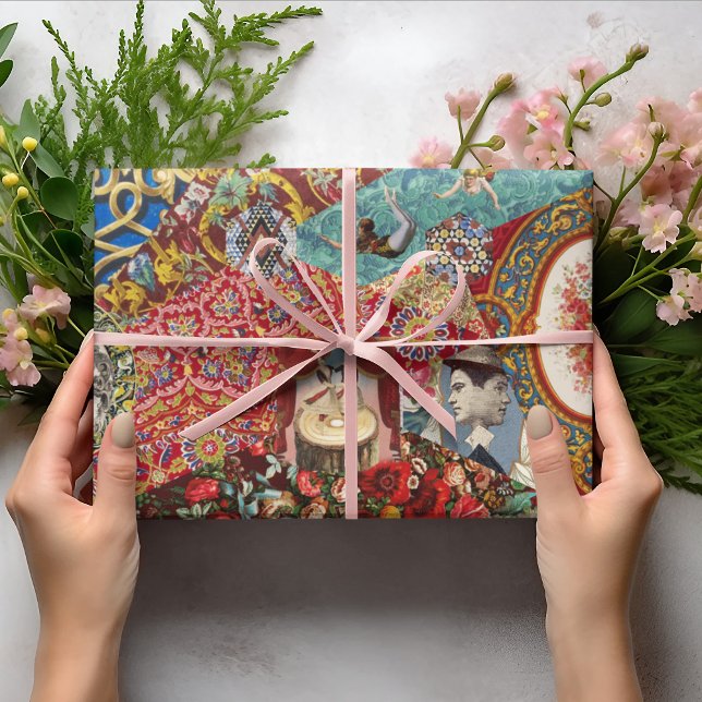 Papper för antikarisering presentpapper (Wrapped gift)