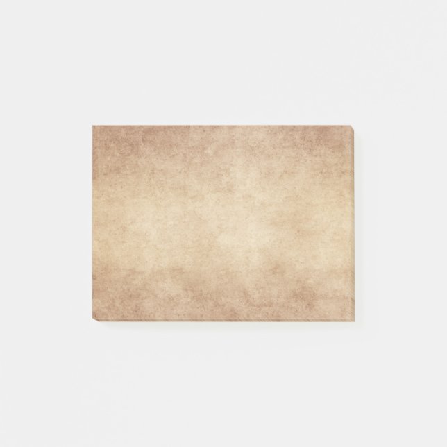 Papper för antikvitet för Parchment för solbränna Post-it Block (Framsida)