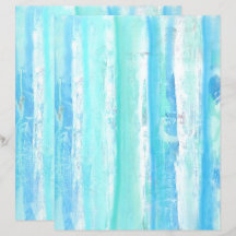 Papper för Aqua Turcos Blue White Träd Scrapbook