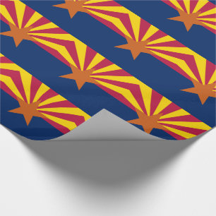 Papper för Arizona Statlig flagga Wrapping Presentpapper