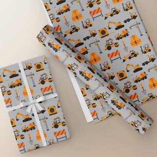 Papper för att figurera Lastbilar Presentpapper
