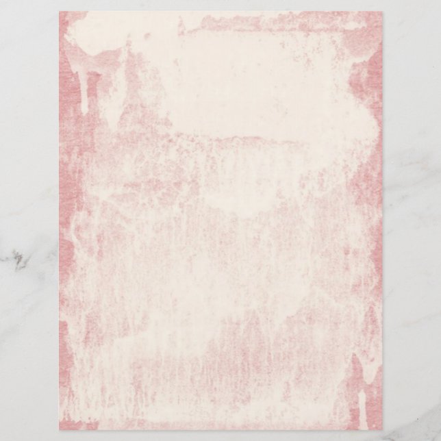 Papper för avklippningsbok för Rosa Vintage (Framsida)