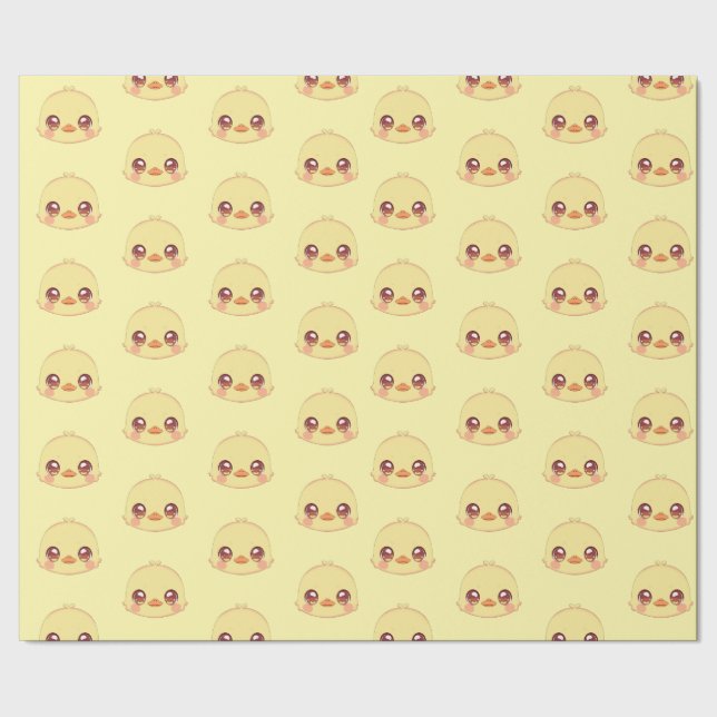 Papper för avverkning av Cute Anka Presentpapper (Seam)